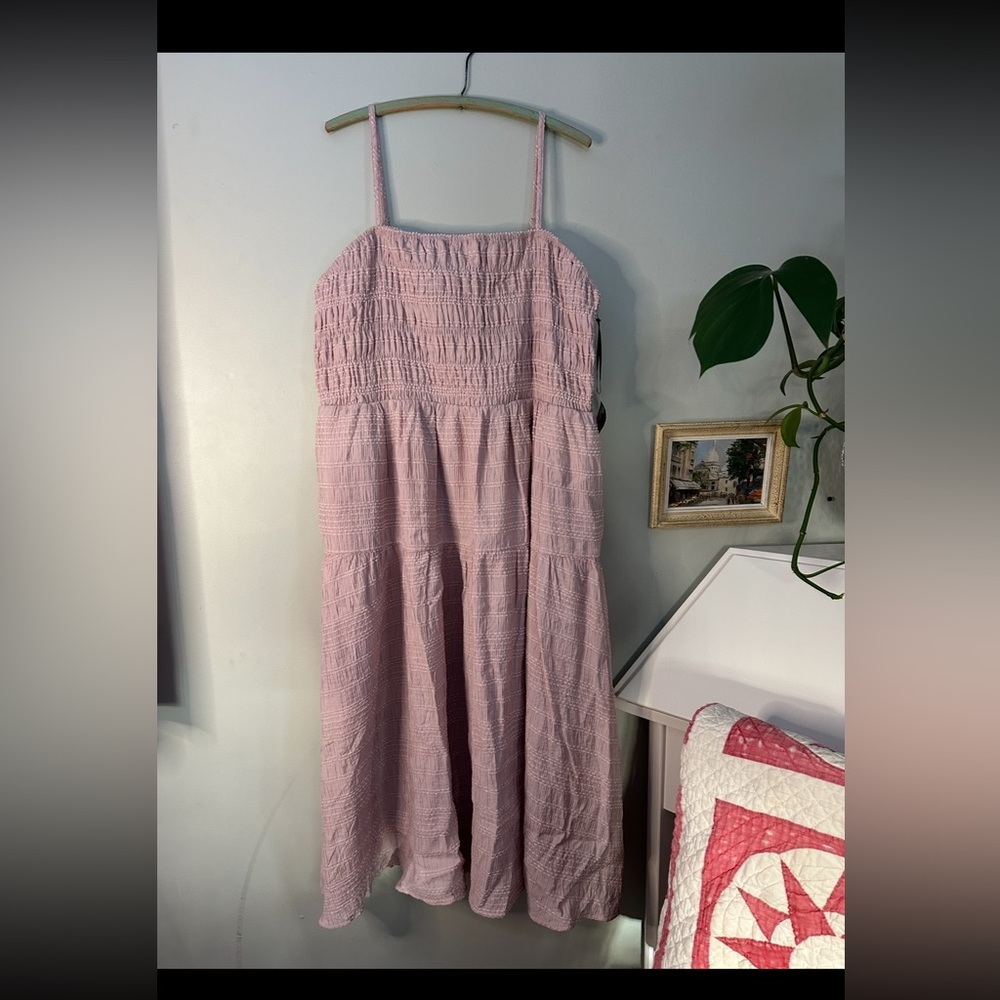 Target Blush Smocked Dress